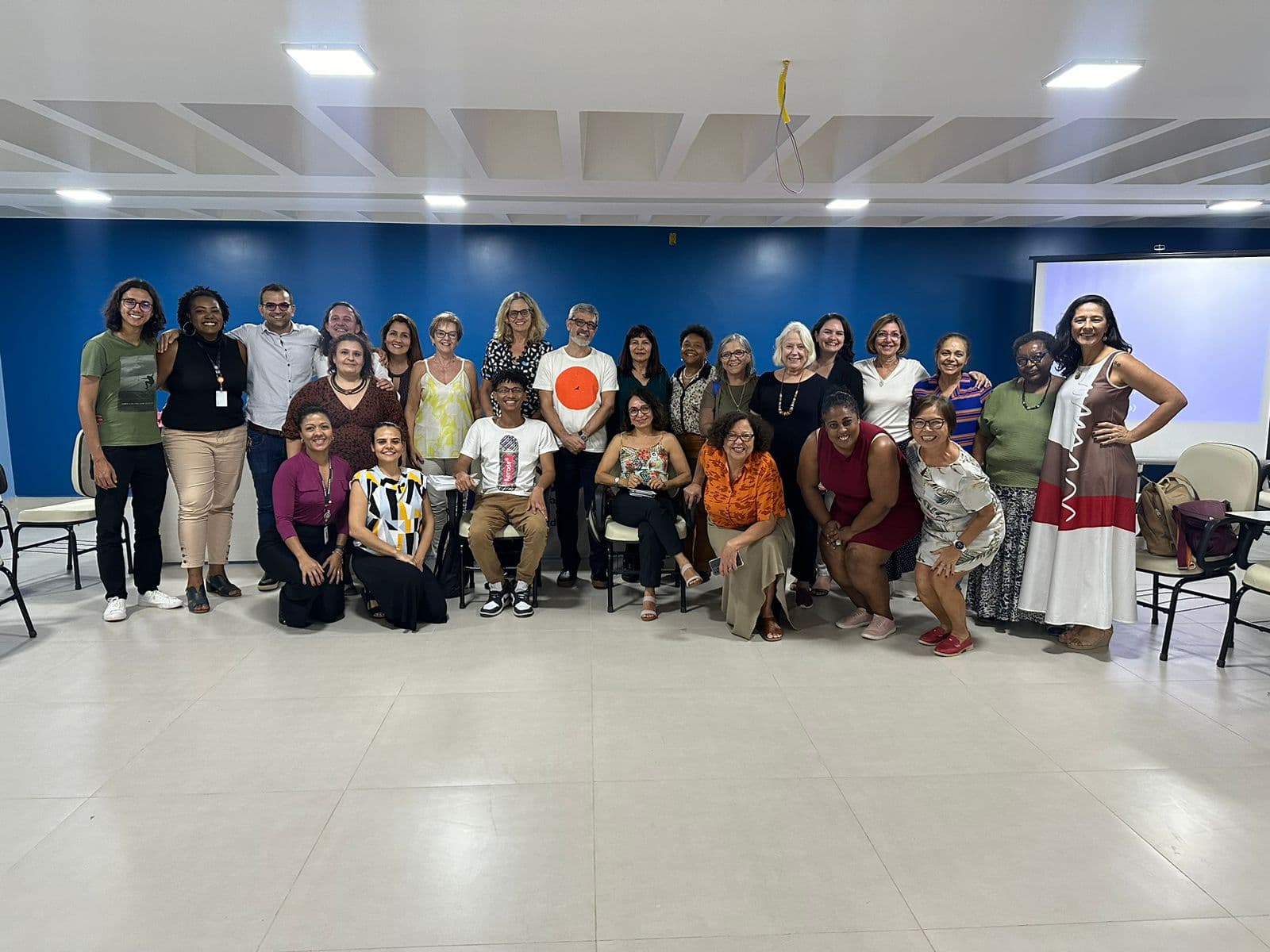 Foto da primeira oficina do Observatório