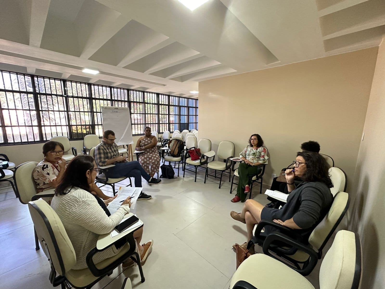 Mais uma foto da primeira oficina