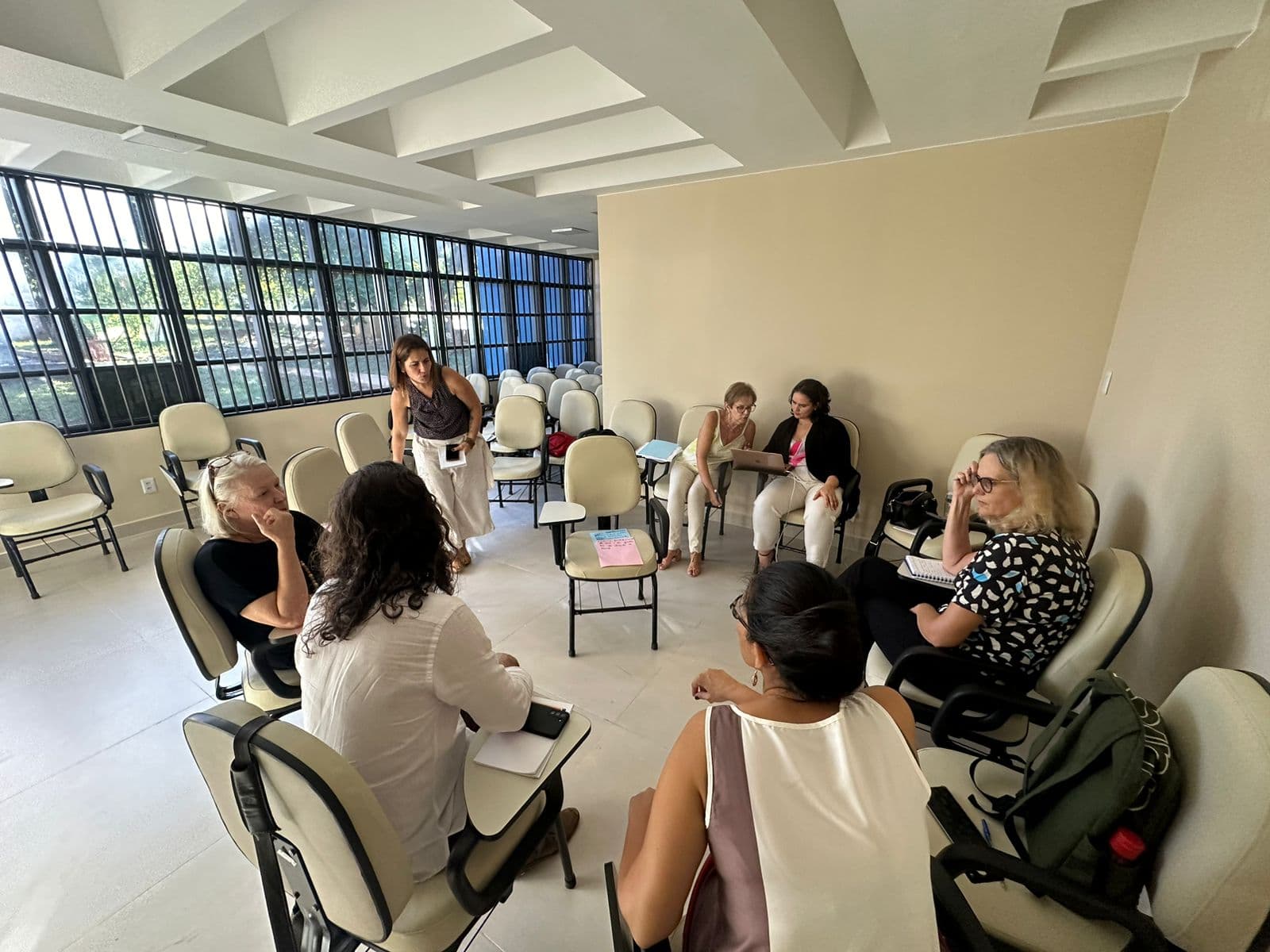 Mais uma foto da primeira oficina