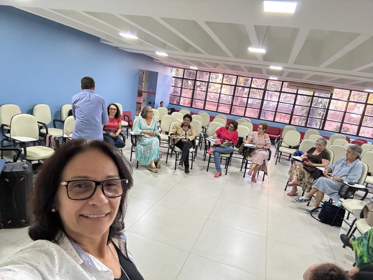 Mais uma foto da primeira oficina