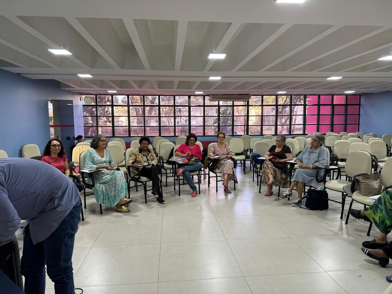 Mais uma foto da primeira oficina